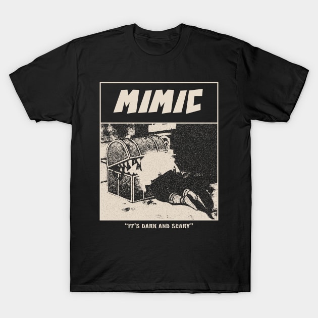 Mimic Frieren Gloomy Halftone Fanart Design T-Shirt by Gloomeeey